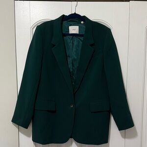 Aritzia Generation Blazer in Scarab XL